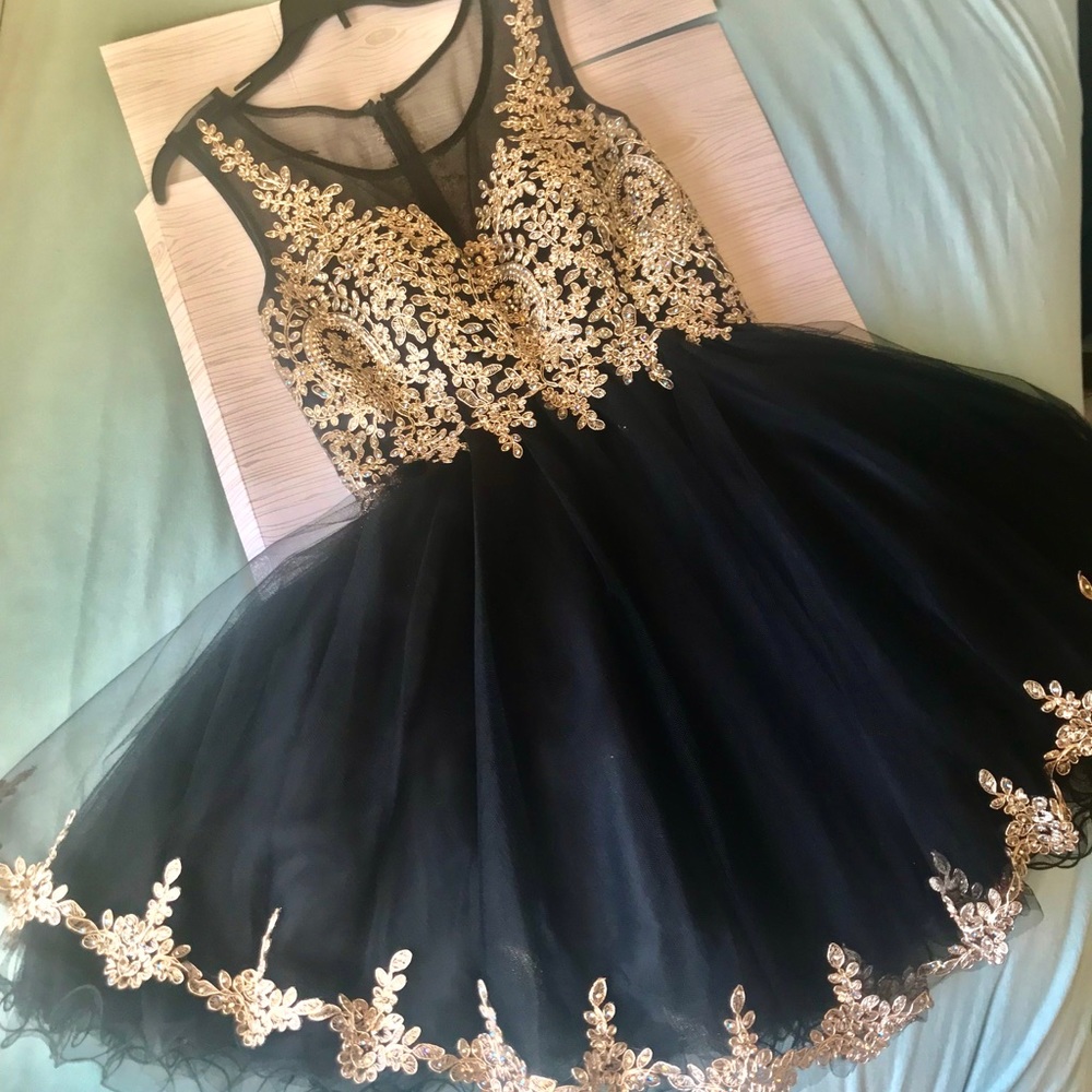 Black & Gold Dress